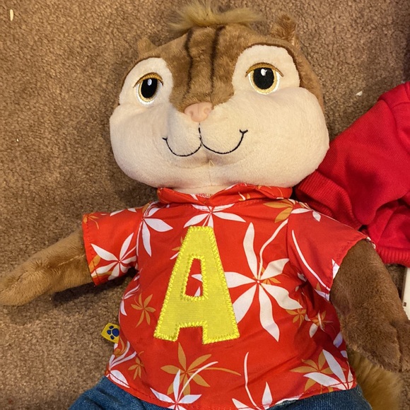 Build-A-Bear Alvin and the Chipmunks Bear with Accessories - Picture 2 of 4